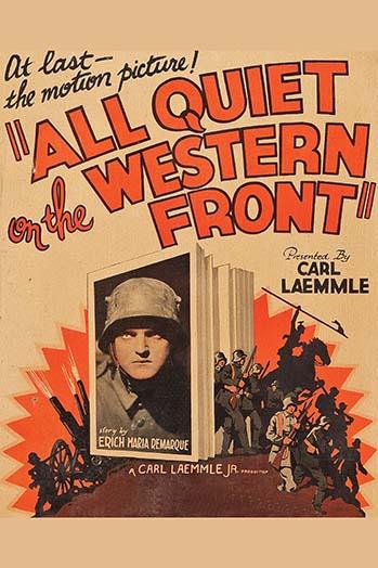 Vintage art print of a German soldier with troops.