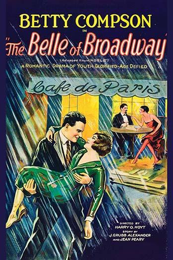 Romantic rainy day scene poster print outside Caf? de Paris