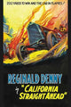 Race Car Speeds Through Flames Poster Print