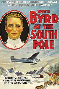 Inset of Admiral Byrd Over an Arctic Scene Poster Print featuring a snowy landscape.
