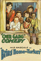 Our Gang Comedy poster print featuring children gathered by a window.