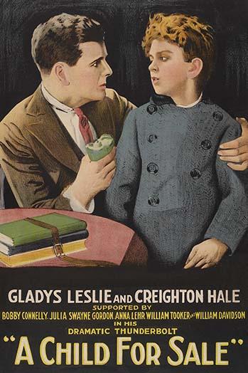 Father & Son with School Books on a Table Poster Print