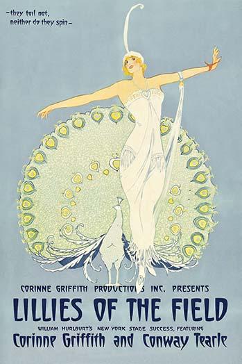 Dancing Beauty in Front of Peacock Poster Print showcasing elegant dancer and vibrant peacock.