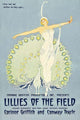 Dancing Beauty in Front of Peacock Poster Print showcasing elegant dancer and vibrant peacock.