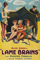 Two Beach Beauties and an Older Man Under an Umbrella Poster Print