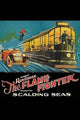 Firefighter jumps from trolley onto a speeding car poster print.