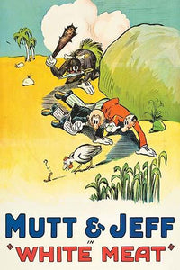 Cannibal About to Club Mutt & Jeff Poster Print showcasing humorous comic art