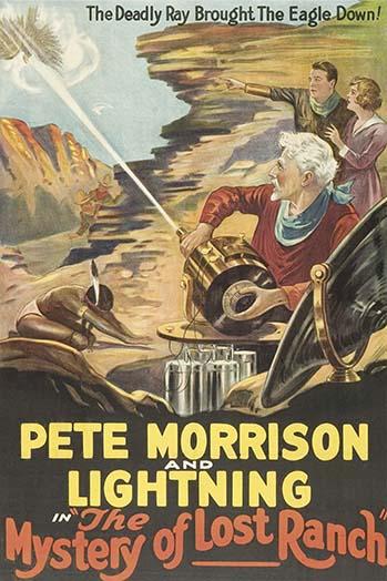 Ray Gun Shoots Down an Eagle Vintage Poster Print
