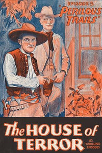 Mustached Mexican with pistol beside an older gentleman poster print.