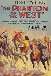 Cowboy lifts young girl to safety from a herd of charging horses poster print.
