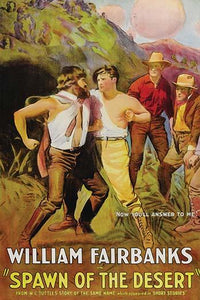 Cowboy Fisticuffs Poster Print showcasing an action-packed scene.