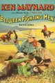Cowboy holding pistol poster print depicting a dramatic Western scene.