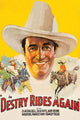 Cowboy Star in Large Hat Poster Print depicting a dynamic Wild West scene