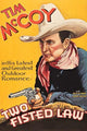 Cowboy star holding up a pistol poster print