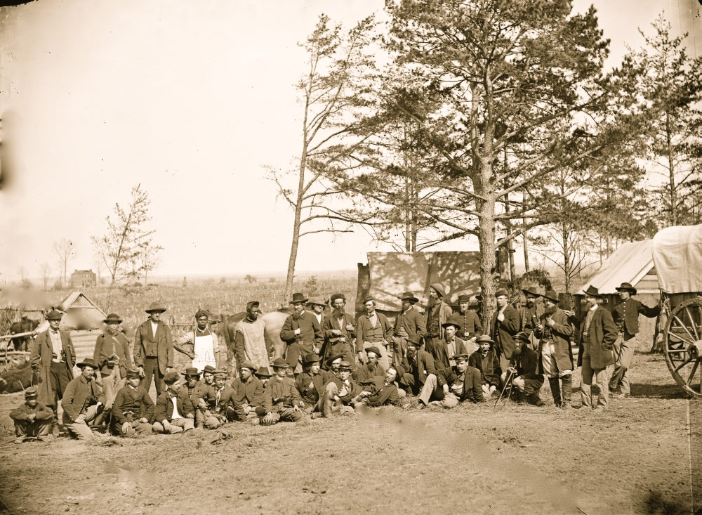 Scouts and Guides of the Army of the Potomac Poster Print, winter quarters 1863-1864.