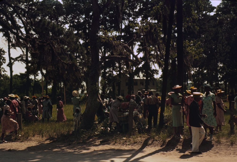 Fourth of July Celebration Poster Print featuring Black Community on St. Helena Island