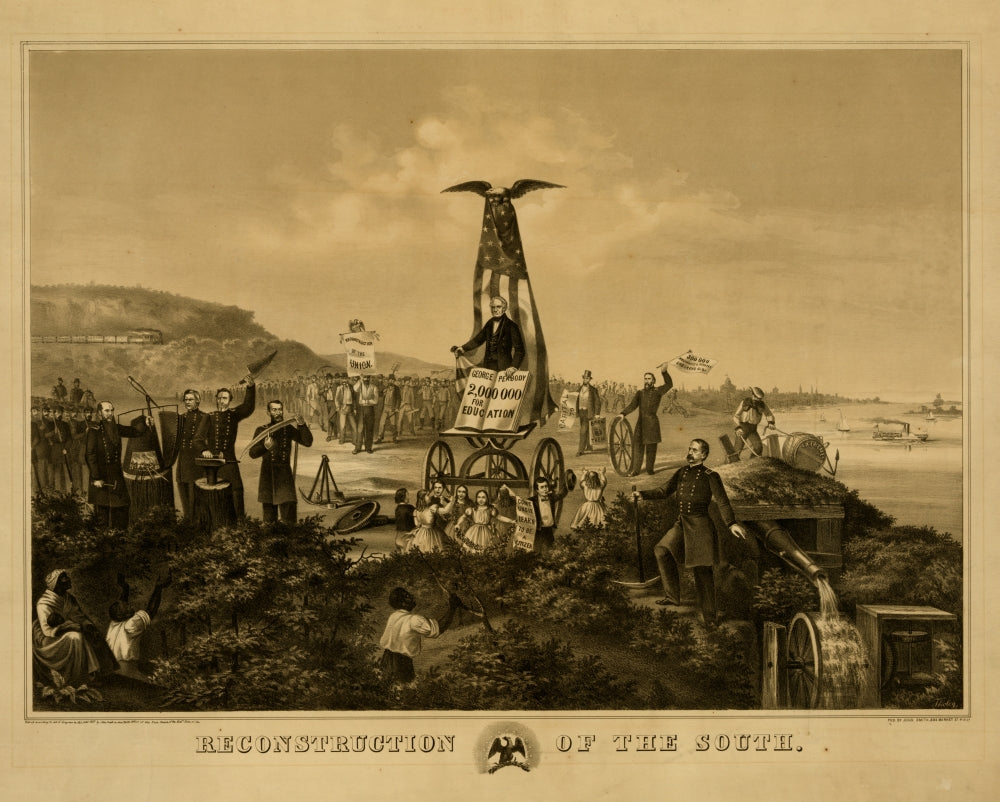 Reconstruction of the South Poster Print - Historical Art