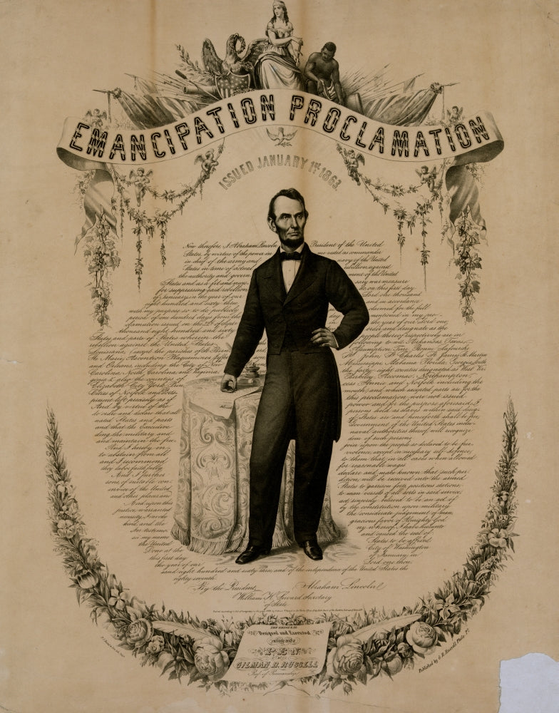 Emancipation Proclamation Historical Poster Print
