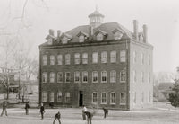 Shaw University Medical Dormitory Poster Print showcasing the building in Raleigh, N.C.