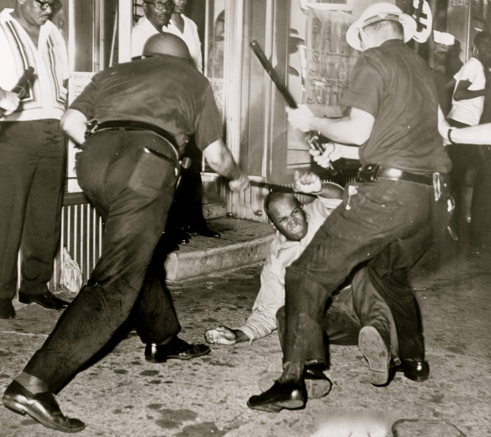 Incident at 133rd St. and Seventh Ave. poster print capturing historical event.