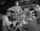 Melrose Park Aviation Plant Poster Print featuring soldiers assembling an airplane engine.