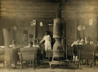 Colored School at Anthoston Poster Print showcasing educational history.