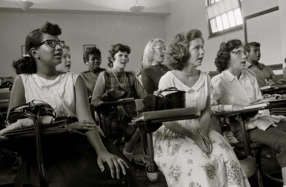 Integrated Classroom at Anacostia High School Poster Print showcasing modern educational environment.