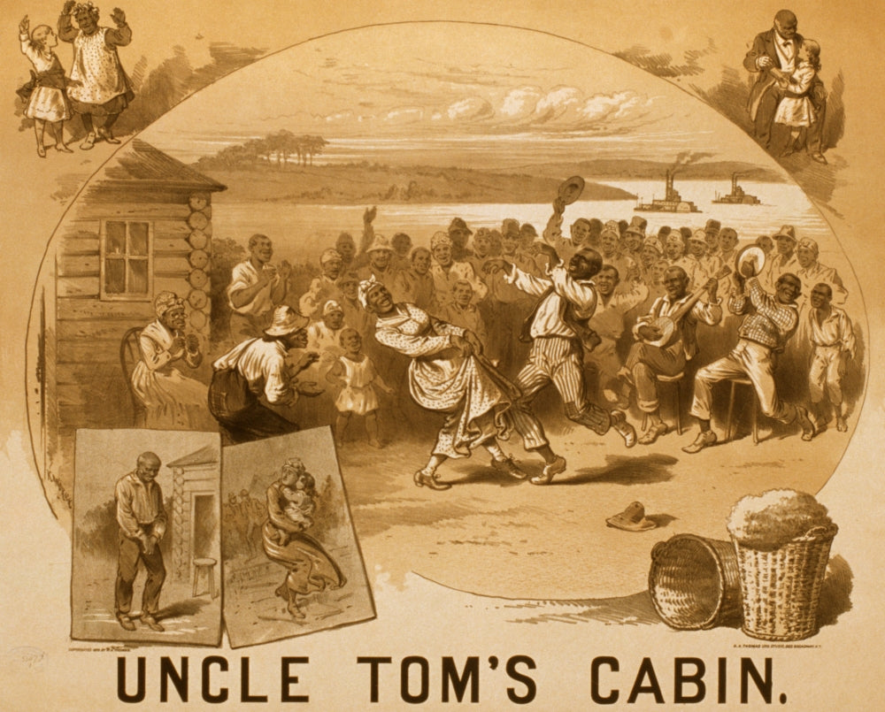 Uncle Tom's Cabin Poster Print showcasing classic literature art.
