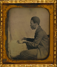 C.H. Hicks Seated at Desk Poster Print - Profile Art