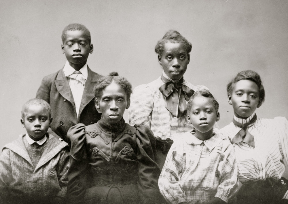 Mrs. Frazer Baker and Children Poster Print - Historical Family Artwork