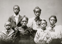 Mrs. Frazer Baker and Children Poster Print - Historical Family Artwork