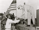 Tuskegee Army Air Field Military Award Poster Print featuring an African American service member receiving an award.