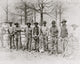 The Chain Gang Poster Print depicting Thomasville, Georgia