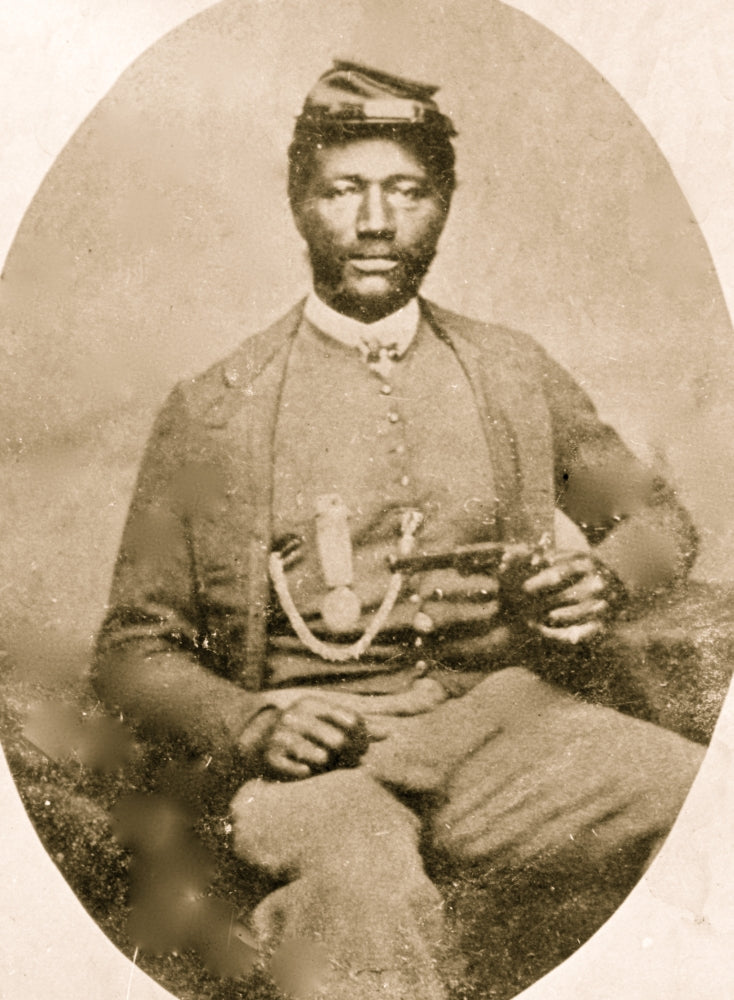 James H. Harris three-quarter length portrait poster print.