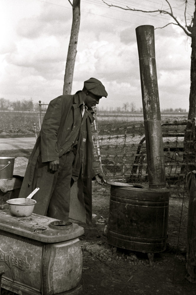 Evicted Sharecropper Poster Print from New Madrid County, Missouri