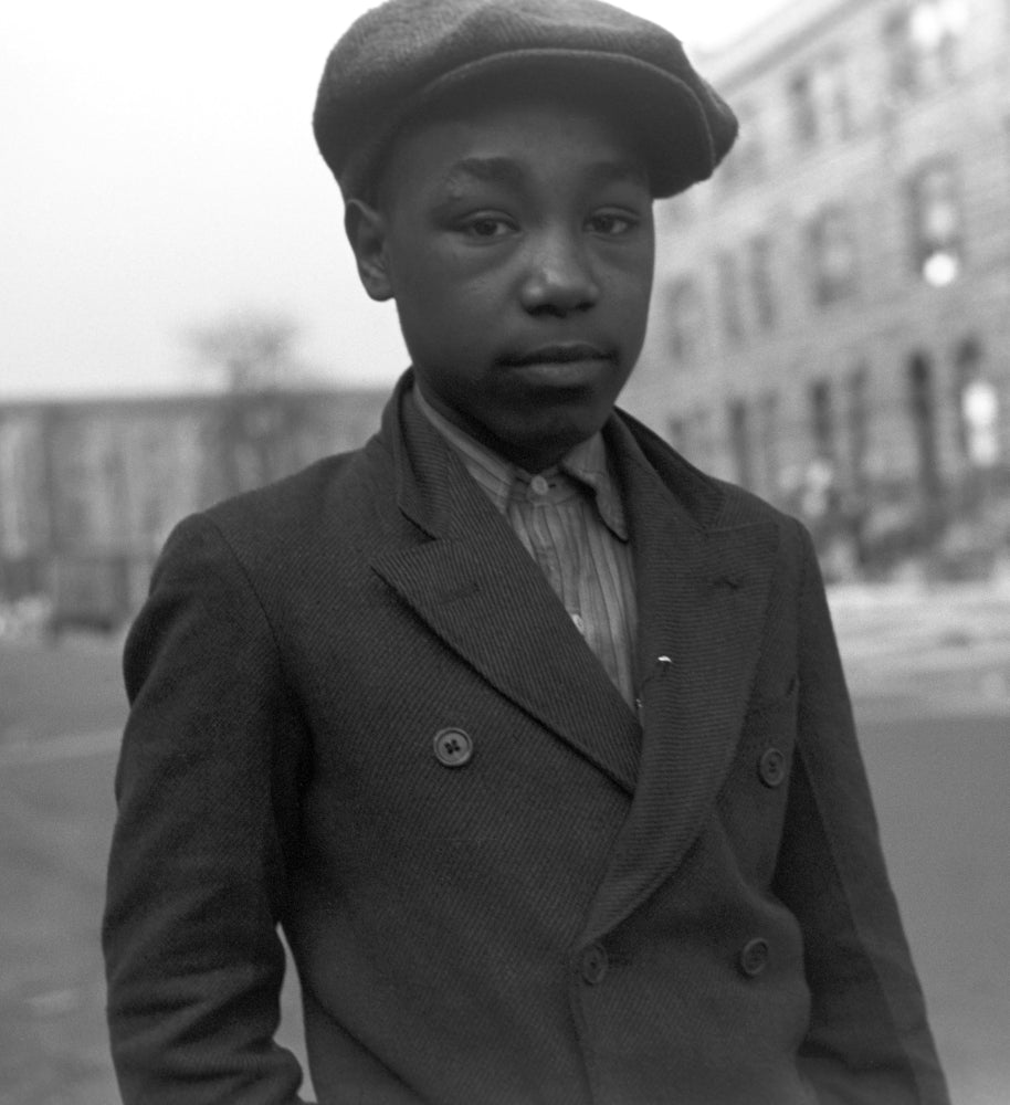African American Child's Portrait Poster Print - vibrant and joyful depiction of childhood