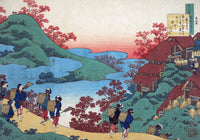 Raking Leaves Poster Print by Hokusai - Beautiful nature artwork
