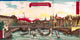 Japanese View of London with Bridge over the Thames Poster Print by Yoshimori