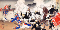 There Stands No Enemy Where We Go: Surrender of Pyongyang Poster Print by Toshihide