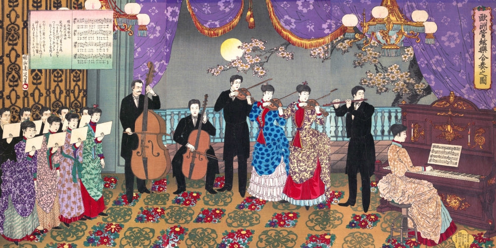 Concert of European Music Poster Print by Chikanobu - Art Print