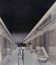 Main Street of the Yoshiwara on a Starlight Night Poster Print by Kunisada