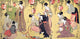 Yuranosuke in the Pleasure Quarters Poster Print by Eishi, featuring traditional Japanese art.