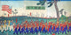 US Troops March in Yokohama Drill Poster Print by Sadahide