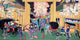 Cherries at Night art print by Yoshimori featuring cherry blossoms at twilight.