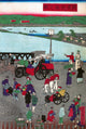 Steel Bridge in Yokohama Poster Print by Sadahide