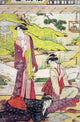 Three Women Pursuing Literary Pursuits Poster Print by Shuncho