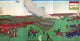 Cavalry, Infantry and Soldiers Retreating Poster Print by Yoshitoshi