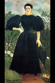 Portrait of a Woman poster print by Henri Rousseau, vintage art reproduction.
