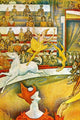 Vintage art print of The Circus by George Seurat, available in multiple sizes.