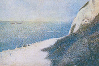 The Cliffs Overlooking the Bay of Honfleur poster print by George Seurat.